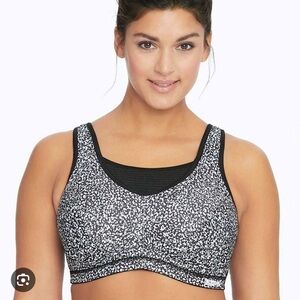 Glamorise woman’s no-bounce elite sports bra sz 44DD